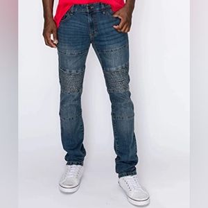 Men's Slim Moto Jeans - Ring of Fire 32x30